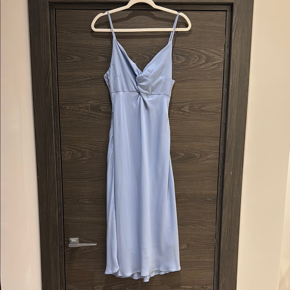 Light Blue Spaghetti Strap Dress